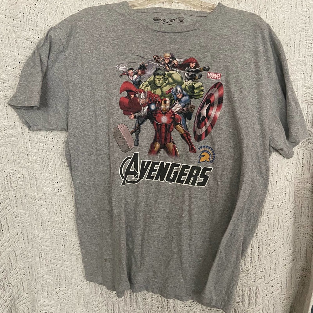 Marvel Avengers with SJSU Logo Shirt XL